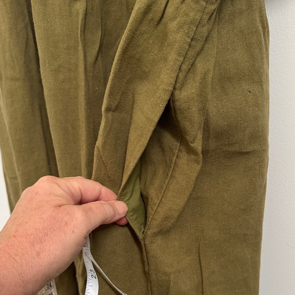 Universal Thread Olive Green  V-Neck Dress - Picture 3 of 3